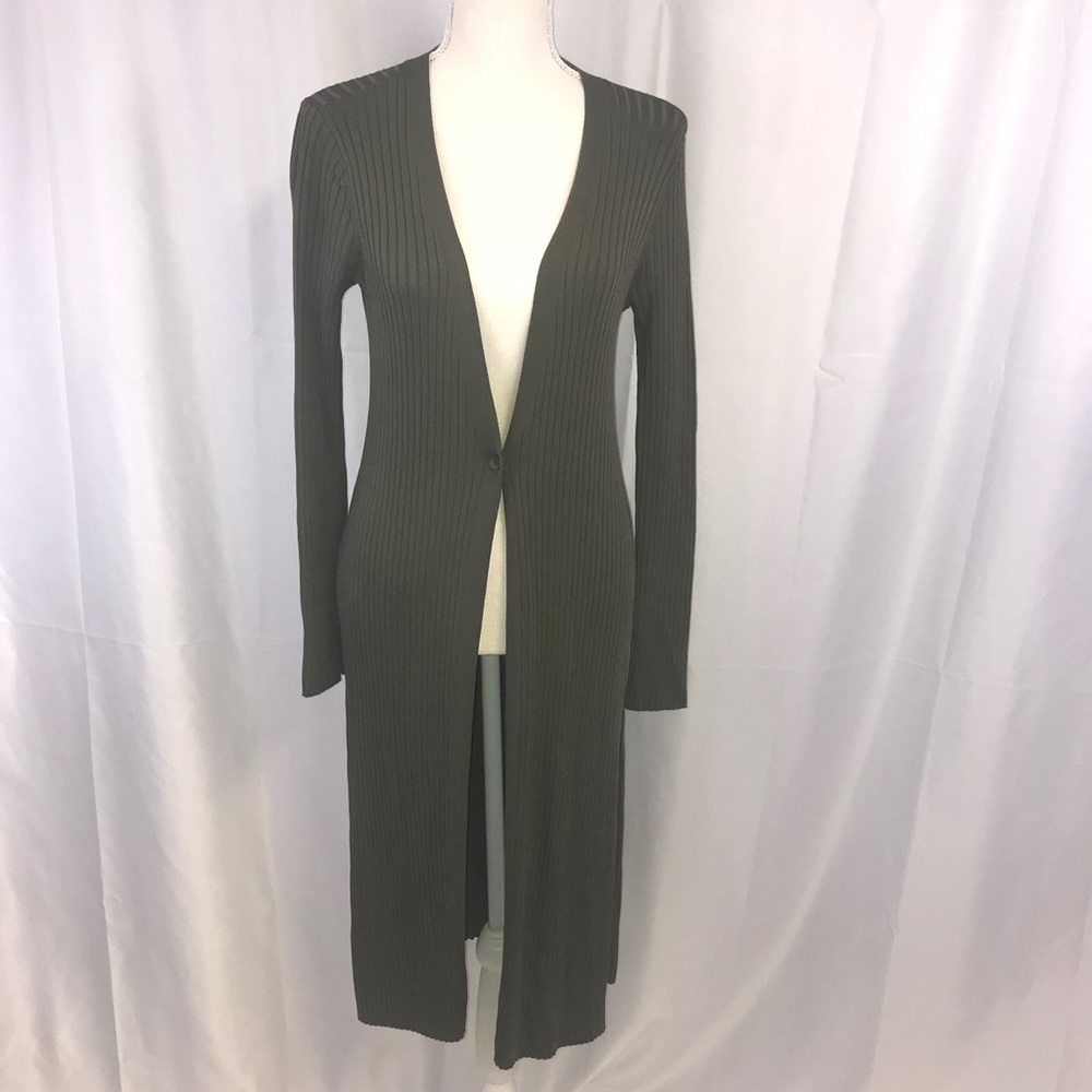 BCBGMaxAzria Luxurious Ribbed Cardigan - Size XS